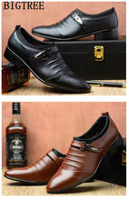 Load image into Gallery viewer, fashion elegant oxford shoes for mens