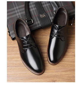 New Black Brown Fashion Men Casual Formal Business Men Leather Shoes