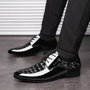 2019 Office Men Dress Shoes Men Formal Shoes Leather