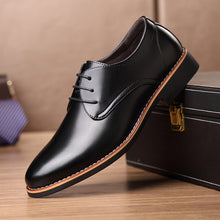 Load image into Gallery viewer, New Black Brown Fashion Men Casual Formal Business Men Leather Shoes