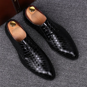 38-48 men shoes leather