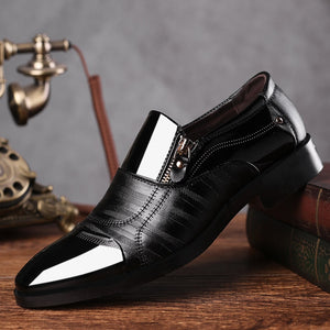 Classic Business Men's Dress Shoes Fashion Elegant Formal  Wedding Shoes Men